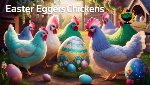 Easter Eggers Chickens | The Colorful Egg Marvel