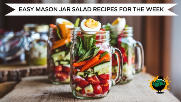 Easy Mason Jar Salad Recipes for the Week