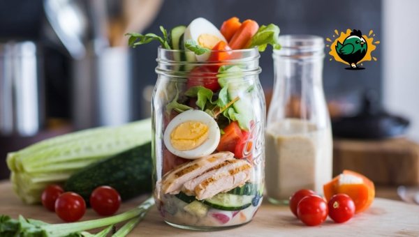 Easy and Healthy Mason Jar Salads for the Week