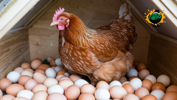 Egg Production Of Rhode Island Red Chicken