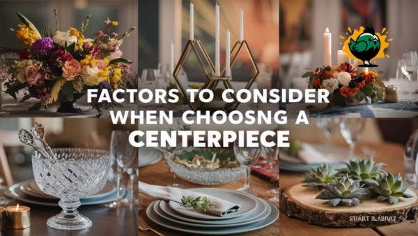 Factors to Consider When Choosing a Centerpiece