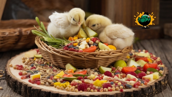 Food for Newborn Chicks