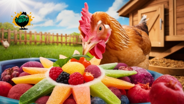 How to Make Frozen Treats for Chickens?