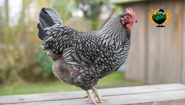 Silver Laced Polish Chicken