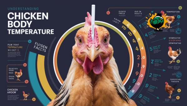 what is the body temperature of a chicken