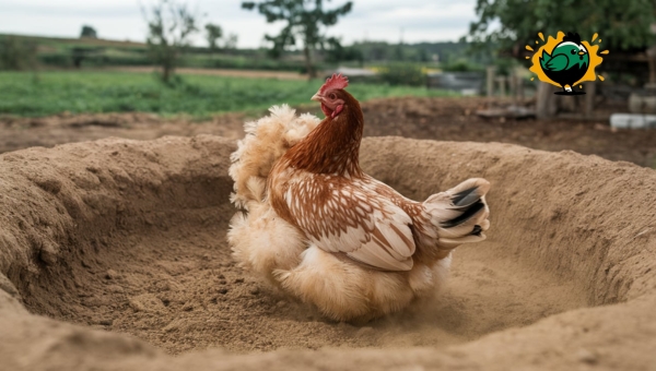 Why do chickens have dust baths