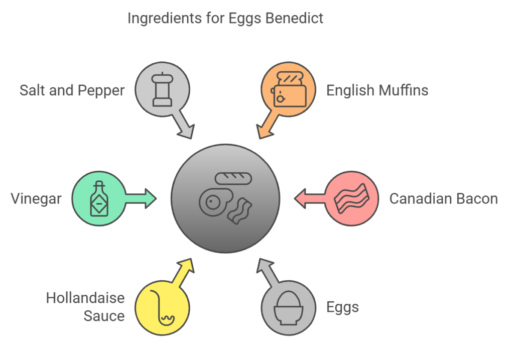 Ingredients for Eggs Benedict