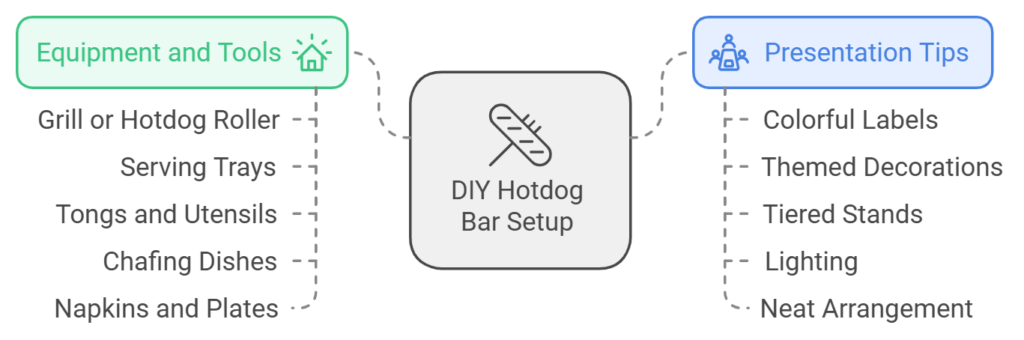Setting Up Your DIY Hotdog Bar