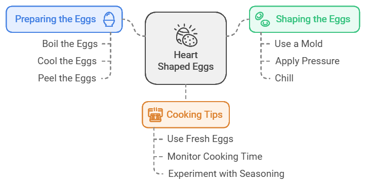 Step-By-Step Guide to Making Heart Shaped Eggs